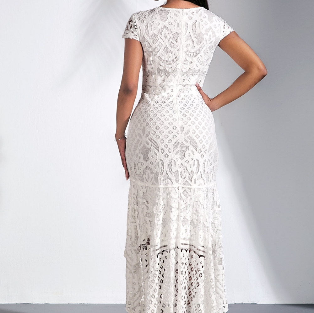 Ivory lace dress